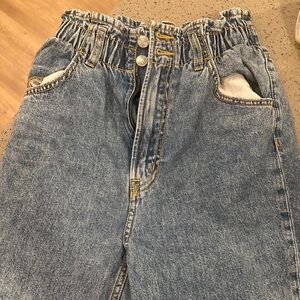 Women's Blue High-Waisted Jeans